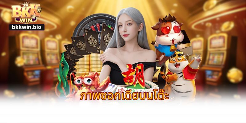 ภาพซอกเดียบนโต๊ะ