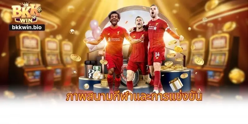 ภาพสนามกีฬาและการแข่งขัน